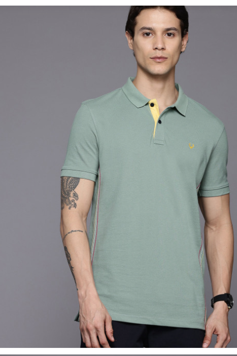 Men Polo Collar T-shirt