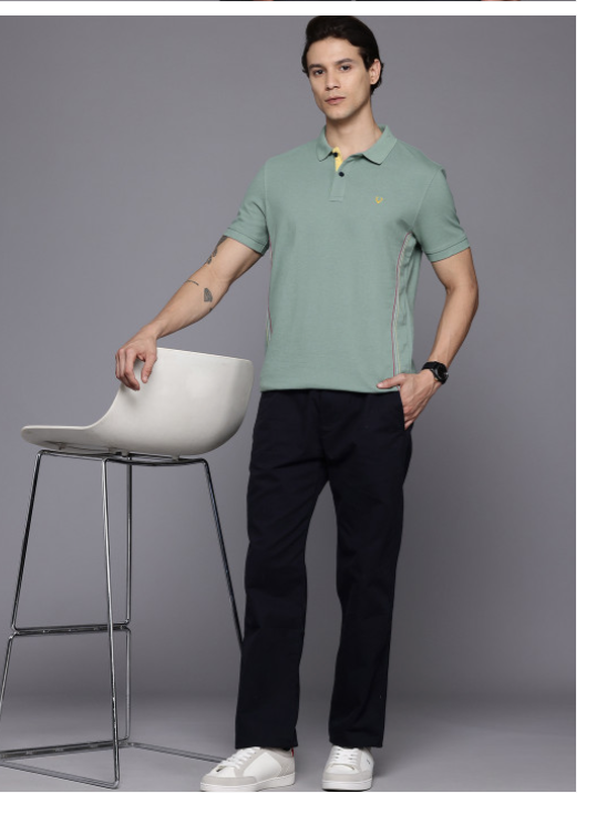 Men Polo Collar T-shirt - Image 3