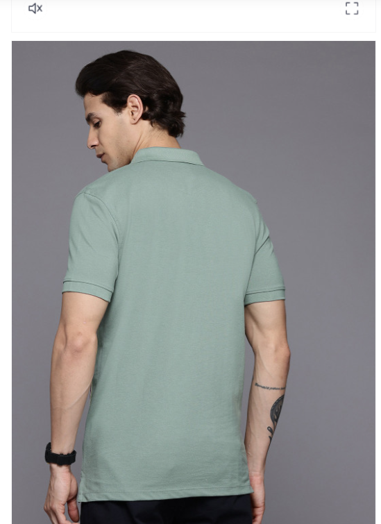 Men Polo Collar T-shirt - Image 2
